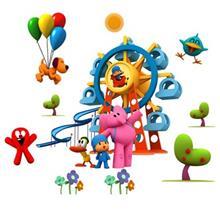 استیکر سه بعدی ژیوار مدل Pocoyo Zhivar Pocoyo 3D Wall Sticker