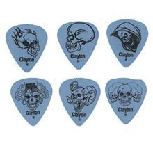 پیک گیتار الکتریک کلایتون مدل هوی Domonic Skulls بسته‌ دوازده عددی Clayton Domonic Skulls Heavy Guitar Picks 12 Pack