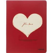 دفتر یادداشت ونوشه طرح for Love Vanosheh for Love 96 Sheets Notebook