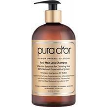 شامپو ضد ریزش مو ارگانیک Pura D or Anti-Hair Loss Premium Organic Argan Oil Shampoo