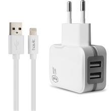 شارژر دیواری هویت مدل HV-UC308I همراه با کابل لایتنینگ Havit HV-UC308I Wall Charger With Lightning Cable