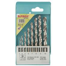 مجموعه 8 عددی مته فلز آلپینوکس مدل HSS3-10 Alpinox Metal HSS3-10 8 PCS