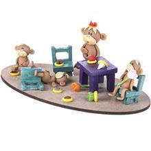 عروسک خمیری آیس تویز مدل میمون‌های بازیگوش Icetoys Playful Monkeys Toys-Doll