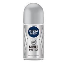 رول ضد تعریق سیلور پروتکت آنتی باکتریال مردانه نیوآ Nivea Silver Protect Roll On Deodorant For Men