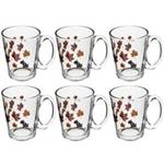 HomeKing Colorful 2 Glass Pack Of 6