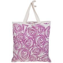 ساک خرید گوشه طرح سبد گل Gooshe Flower Basket Design Shopping Bag