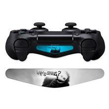 برچسب دوال شاک 4 ونسونی طرحWhy So Serious Wensoni Why DualShock Lightbar Sticker 