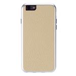 iPhone Case Justmobile AluFrame Leather iPhone 6 - Beige