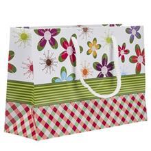 پاکت هدیه افقی کمل گرافیکس طرح گل های رنگی Camel Graphics Colorful Flowers Horizontal Gift Bag