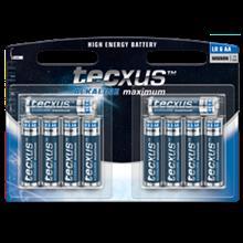 باتری قلمی تکساس 2700 میلی آمپری آلکالاین ماکزیمم 10 عددی tecxus AA / LR6 Battery - 8+2pc pack