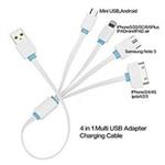 Sayan 4 in 1 USB cable for iPhone 4