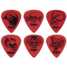 پیک گیتار الکتریک کلایتون مدل نازک Domonic Skulls بسته‌ دوازده عددی Clayton Domonic Skulls Thin Guitar Picks 12 Pack