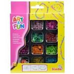 بازی آموزشی سیمبا مدل Art And Fun Plastic Color Beads Set