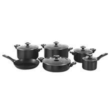 سرویس قابلمه کارال هاردآنادایزد ۱۱ پارچه مدل رز Karal Rose Hardanodized Cookware Set 11 Peices