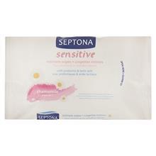 دستمال مرطوب سپتونا مدل Chamomile بسته 15 عددی Septona Chamomile sensitive Wet Wipes 15pcs