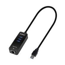 هاب USB 3.0 سه پورت همراه با پورت RJ45 اوریکو HR03-U3 