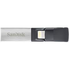 فلش مموری لایتنینگ و USB3.0 سن دیسک مدل iXPAND ظرفیت 64 گیگابایت Sandisk iXPAND Lightning and USB3.0 Flash Memory - 64GB