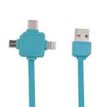 کابل تبدیل USB به microUSB/لایتنینگ/USB-C الوکاکوک مدل 9003 به طول 1.5 متر