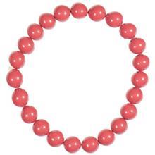 دستبند مهره‌ای الیور وبر مدل Pearlbracelet Combi Dark Coral Red 21010 DRED Oliver Weber Pearl Combi Dark Coral Red 21010 DRED Bracelet