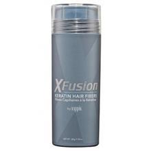 پودر پرپشت کننده مو ایکس فیوژن XFusion Economy Keratin Hair Fibers, Medium Brown 28g 