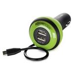 Boompods Carpod Charger Micro USB for Android - Green