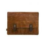 VORYA Leather Portfolio Retina 12" Camel Brown