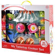 خانه عروسک پلی‌گو مدل  My Table Top Cooker Set Play Go My Table Top Cooker Set 3686 Toys