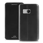 PURO HTC ONE MINI 2  W/HORIZ.FLIP + CARD SLOT BLK