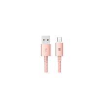 کابل شارژر میکرو یو اس بی Rock Space METAL & LEATHER Micro USB CABLE 