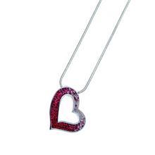 گردنبند الیور وبر مدل Heart Rhod Crystal 61011 Oliver Weber Heart Rhod Crystal 61011 Necklace