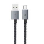 Rock space Metal and Leather USB to micro Cable