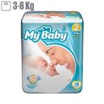 My Baby Chamomile Size 2 Diaper Pack of 18 