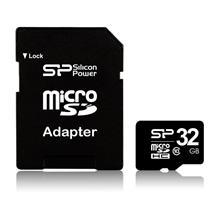کارت حافظه با ظرفیت 32 گیگابایت سیلیکون پاور Silicon Power MicroSDHC-Class10-32GB