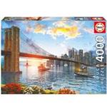 پازل 4000 تکه ادوکا مدل Brooklyn Bridge NewYork