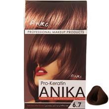 کیت رنگ مو آنیکا سری Pro Keratin مدل Nescaffee شماره 6.7 Anika Pro Keratin Nescaffee Hair Color Kit 6.7