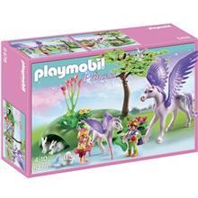 ساختنی پلی موبیل مدل Royal Children with Pegasus and Baby 5478 Playmobil Building 
