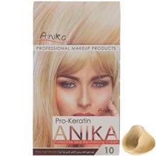 کیت رنگ مو آنیکا سری Pro Keratin مدل Natural شماره 10 Anika Pro Keratin Natural Hair Color Kit 10