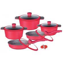 سرویس قابلمه گرانیتی 12 پارچه برناکو مدل جاسمین Bernaco Jasmin Pieces Cookware Set 