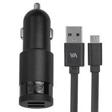 شارژر فندکی ریوا کیس مدل Rivapower 4223 همراه با کابل microUSB Riva Case Rivapower 4223 Car Charger With microUSB Cable