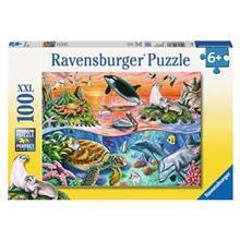 پازل 100 تکه راونزبرگر مدل Beautiful Ocean Ravensburger Beautiful Ocean Puzzle 100 Pcs