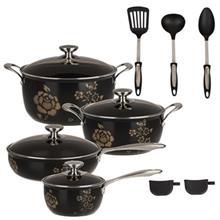 سرویس پخت و پز سیلیکون 13 پارچه ناب استیل Nab Steel Silicon Cookware Set 13 Pieces