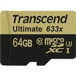 رم میکرو اس‌دی 64 گیگابایت Transcend Class 10 Ultimate 633X