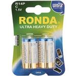 Ronda Ultra Plus Ultra Heavy Duty C Battery Pack Of 2