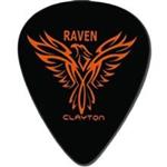 Raven SkullsSpikePick Soft light hardپیک گیتار الکتریک کلایتون مدل Raven 1.00Clayton Raven 0.63 mm Guitar Picks
