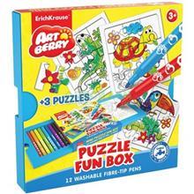 بسته رنگ آمیزی اریش کراوزه مدل Puzzle Fun Box ErichKrause Puzzle Fun Box Coloring Set