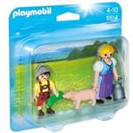 ساختنی پلی موبیل مدل Country Woman and Boy Duo Pack 5514