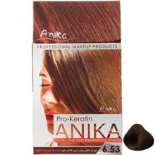 کیت رنگ مو آنیکا سری Pro Keratin مدل Cacao شماره 6.53 Anika Pro Keratin Cacao Hair Color Kit 6.53