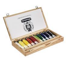 رنگ اکریلیک 10 رنگ اشمیک مدل Akademie حجم 120 میلی لیتر Schmincke Akademie 10 Color Acrylic 120ml