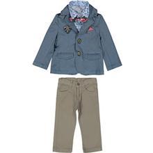 ست لباس پسرانه میودینو مدل 602-51 Miodino 51-602 Boys Clothes Set