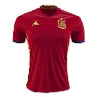 پیراهن اول تیم ملی اسپانیا ویژه یورو Spain Euro 2016 Home Soccer Jersey 